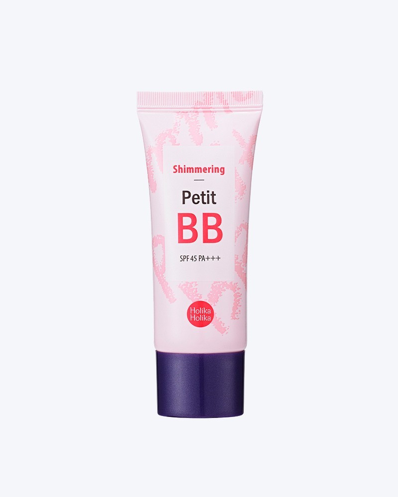 Holika Holika Осветляющий BB-крем с жемчужной пудрой Petit Shimmering BB Cream SPF 45